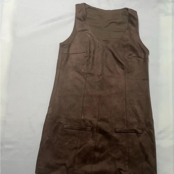 Cider Chocolate Brown Mini Dress - Picture 1 of 6